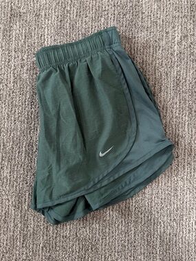 Nike Sage Green Performance Running Shorts
